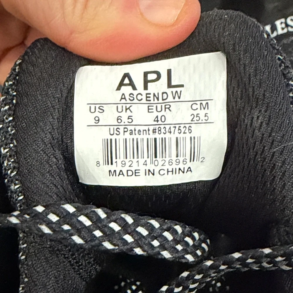 APL Black and White Athletic Shoes - Picture 4 of 7